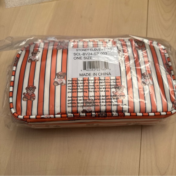 NWT Stoney Clover Lane Bear Bon Voyage Small Pouch - Picture 6 of 7